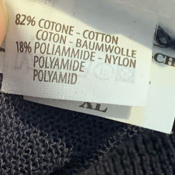 Brunello Cucinelli Striped Tunic Cardigan Sweater Women's XL Pockets Gray & Navy - Picture 12 of 15